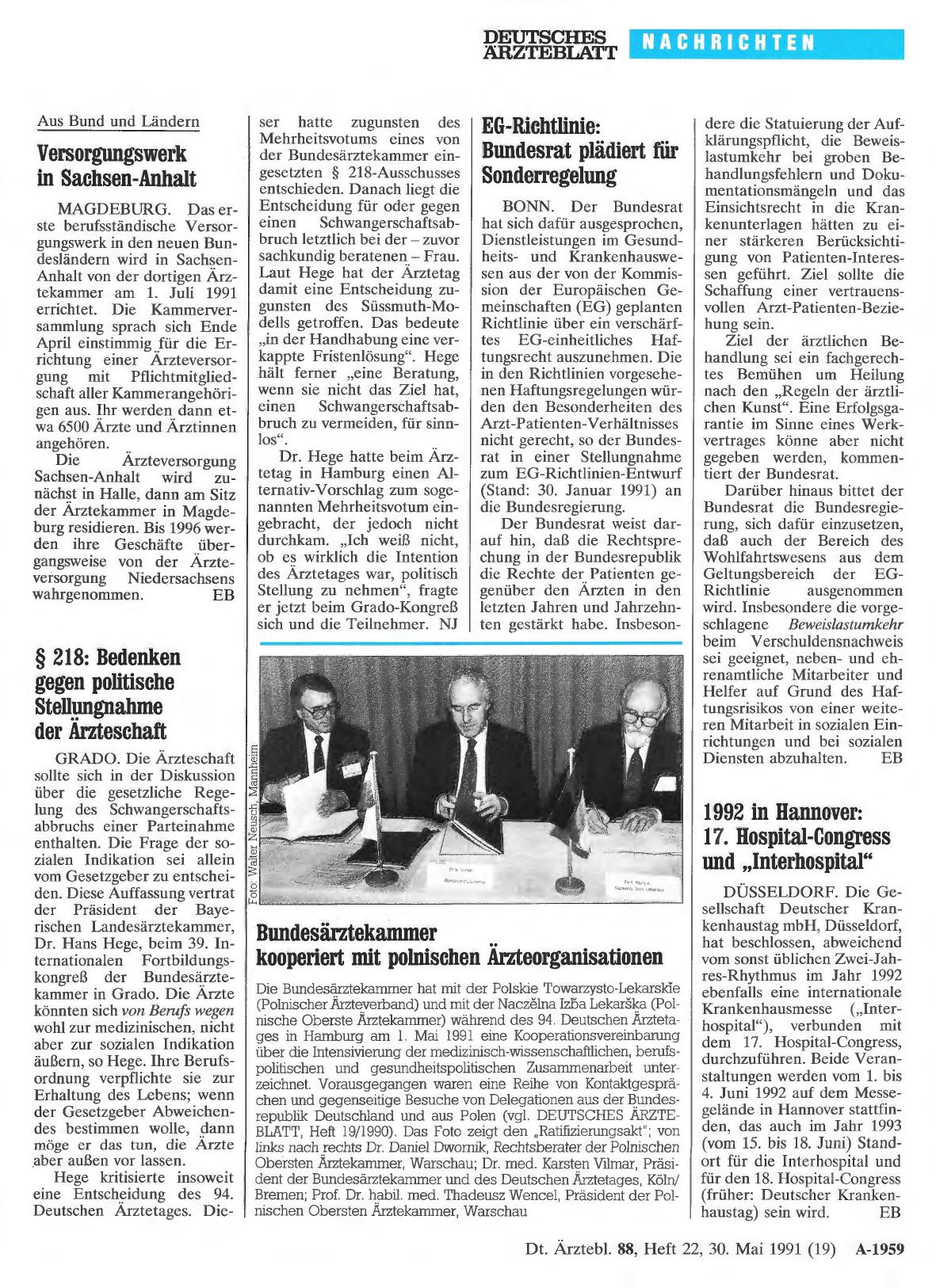 Vorschauseite 1: Versorgungswerk in Sachsen-Anhalt