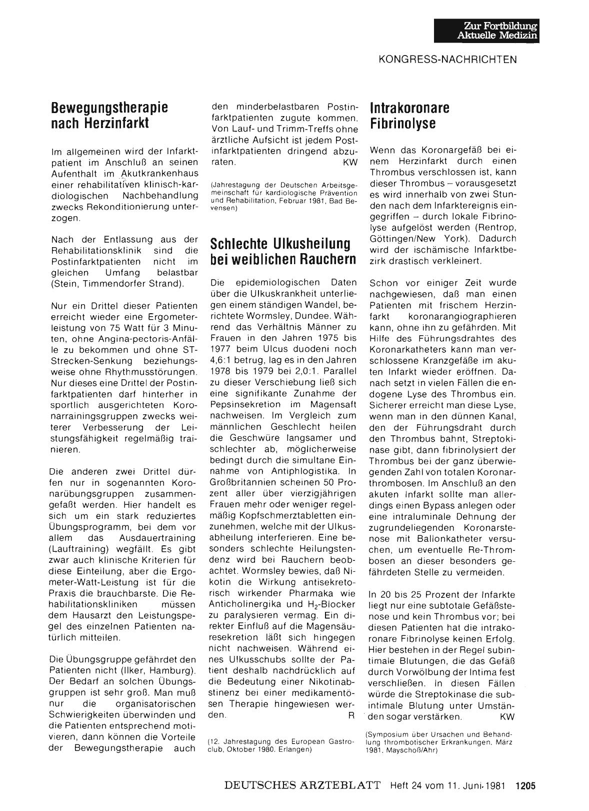 Vorschauseite 1: Schlechte Ulkusheilung bei weiblichen Rauchern