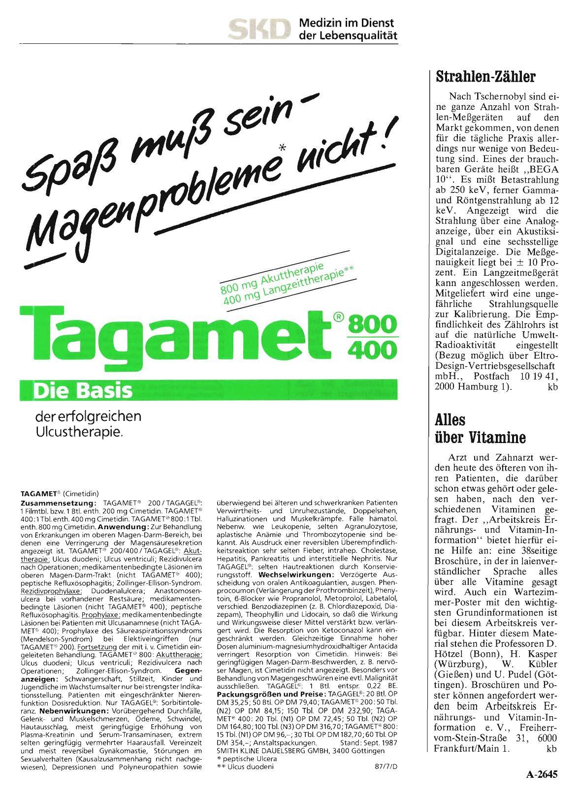 Vorschauseite 1: Strahlen-Zähler