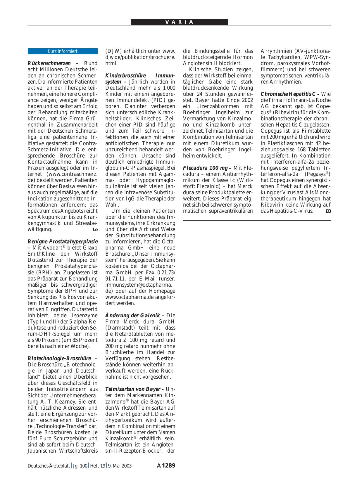 Vorschauseite 1: Chronische Hepatitis C
