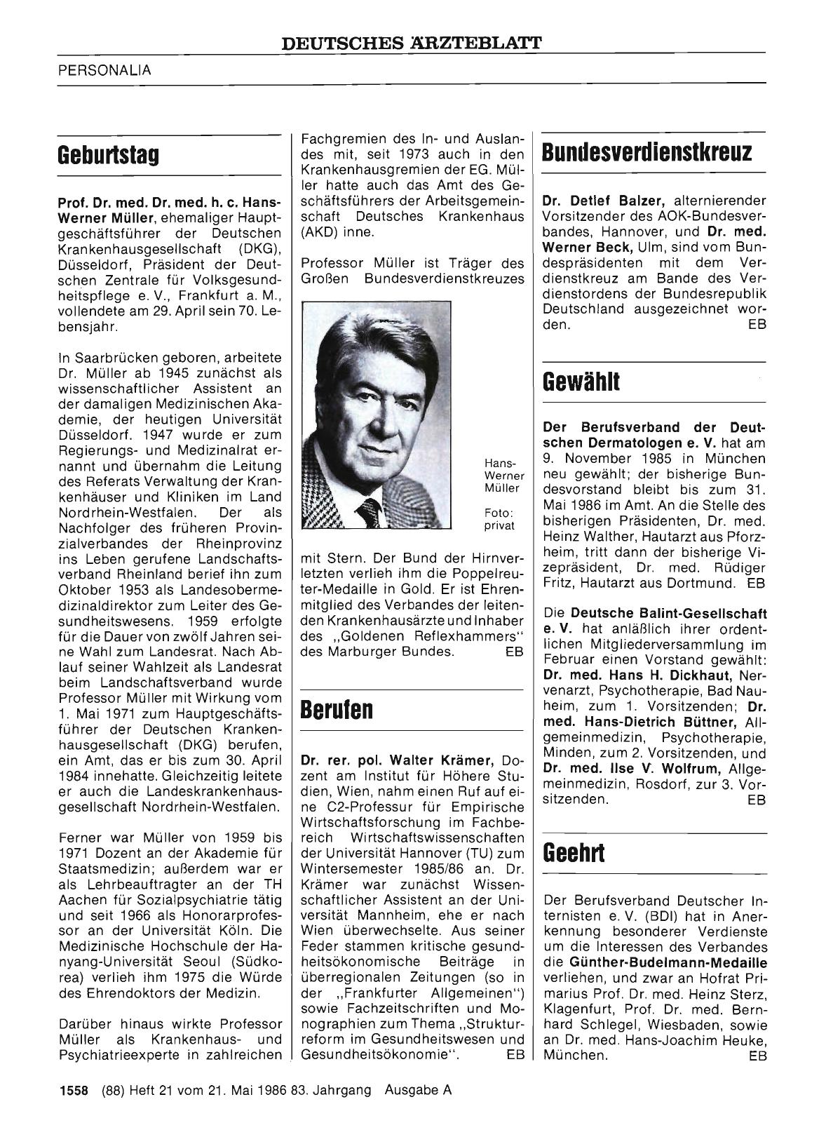 Vorschauseite 1: Geehrt