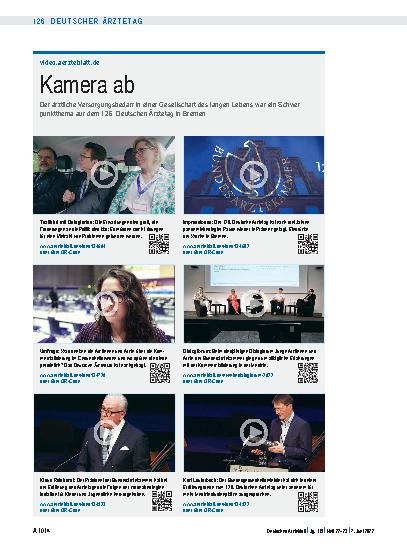 Vorschauseite 1: video.aerzteblatt.de: Kamera ab