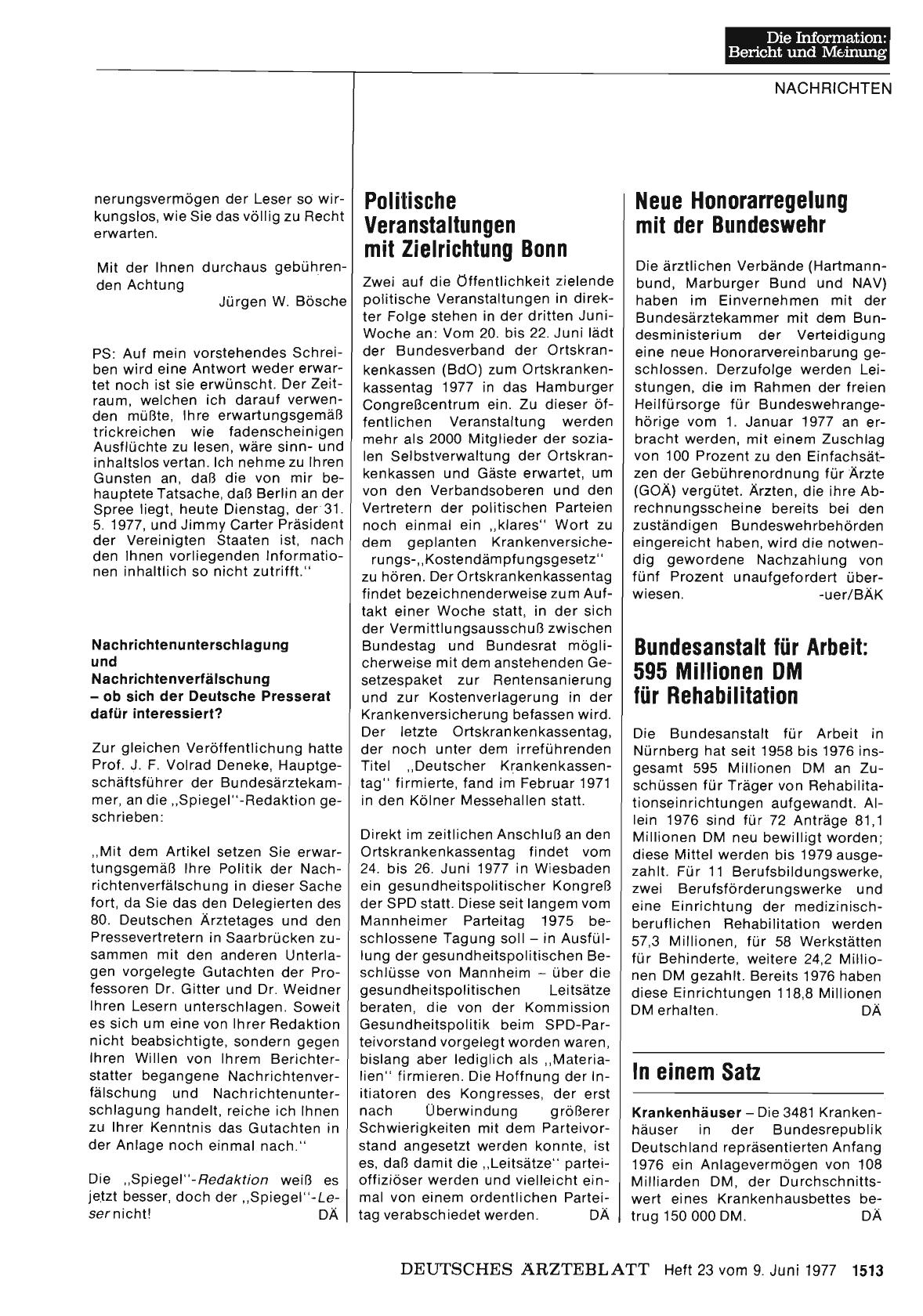 Vorschauseite 1: Bundesanstalt für Arbeit: 595 Millionen DM für Rehabilitation