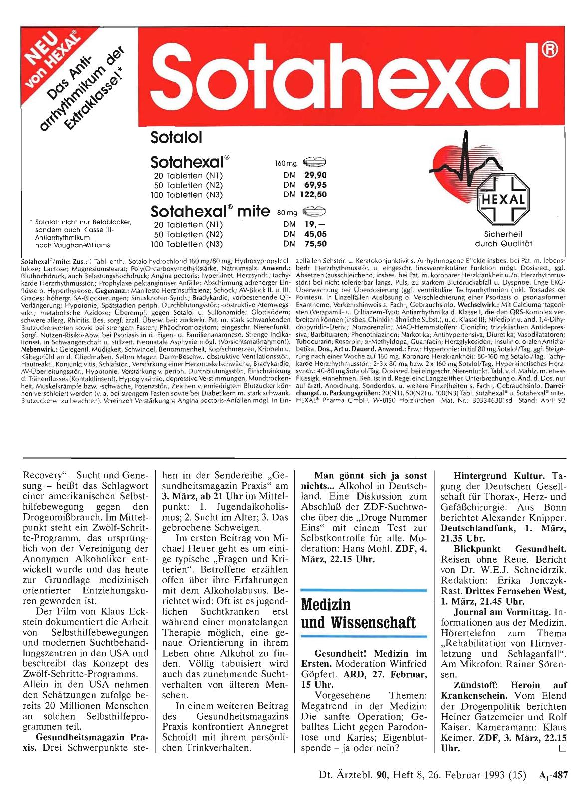 Vorschauseite 1: Medizin und Wissenschaft