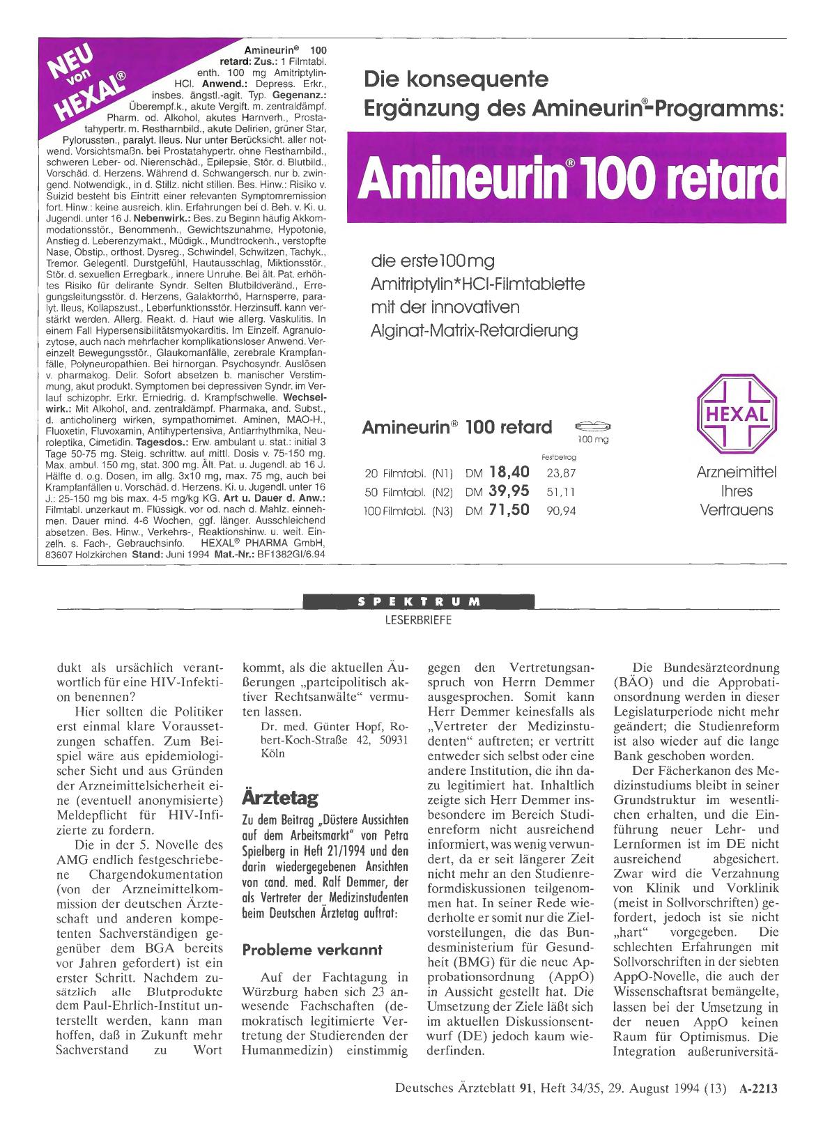 Vorschauseite 1: Arztetag: Probleme verkannt
