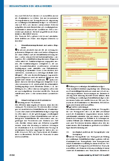Vorschauseite 2: 64. Änderung der Vereinbarung über Vordrucke für die vertragsärztliche Versorgung vom 1. April 1995 (Anlage 2 BMV-Ä)