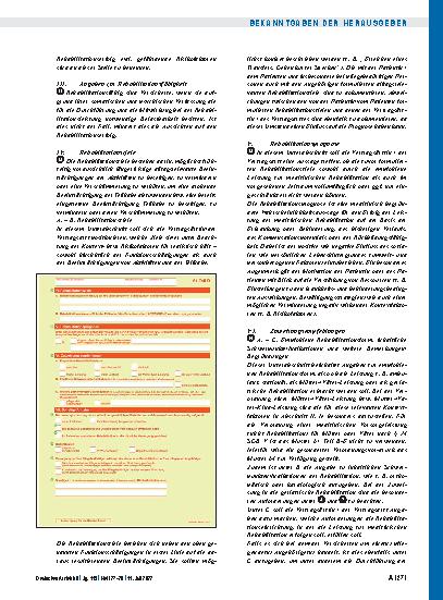 Vorschauseite 5: 64. Änderung der Vereinbarung über Vordrucke für die vertragsärztliche Versorgung vom 1. April 1995 (Anlage 2 BMV-Ä)