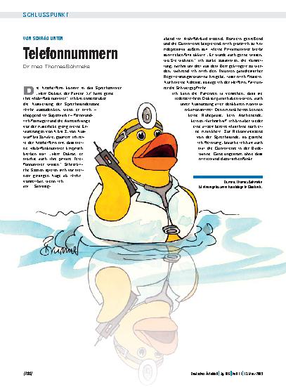 Vorschauseite 1: Von schräg unten: Telefonnummern