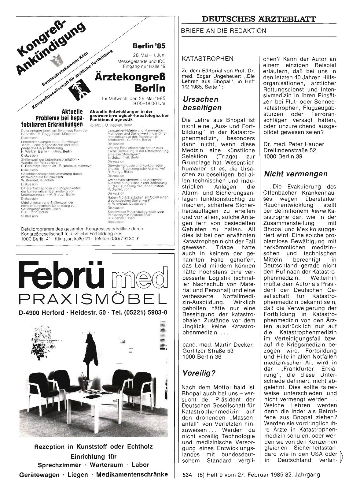 Vorschauseite 1: KATASTROPHEN: Voreilig?