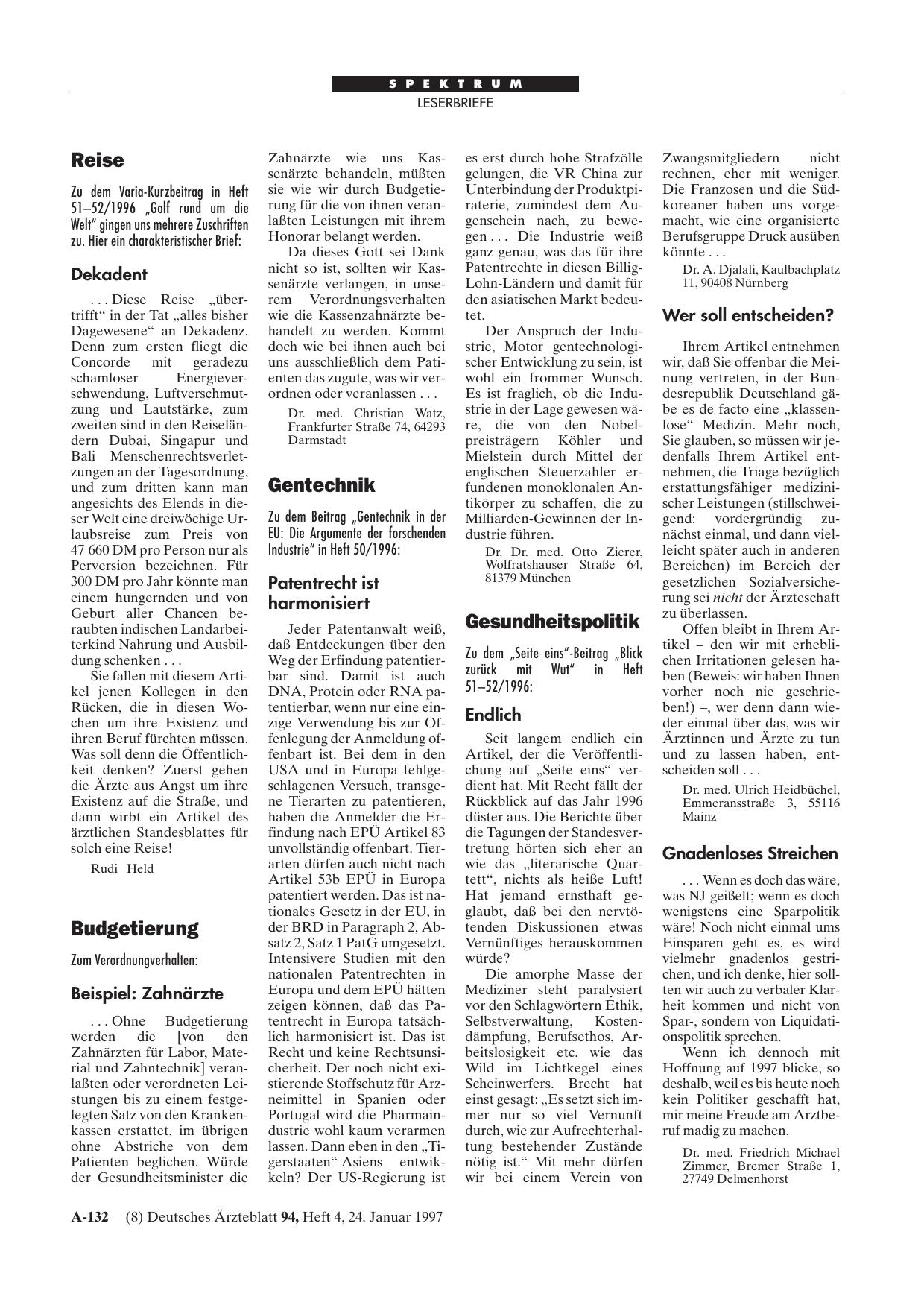 Vorschauseite 1: Budgetierung – Beispiel: Zahnärzte