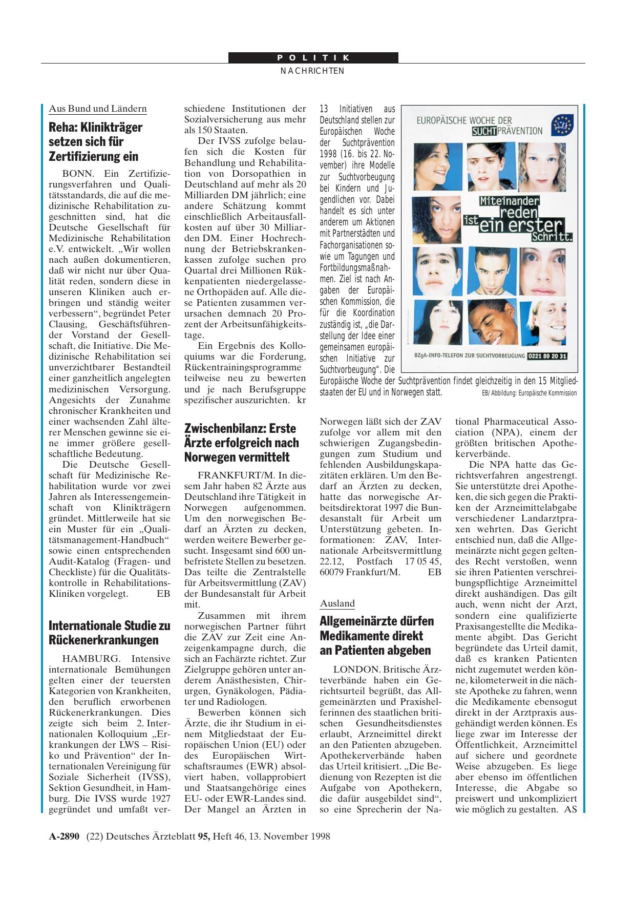 Vorschauseite 1: Internationale Studie zu Rückenerkrankungen