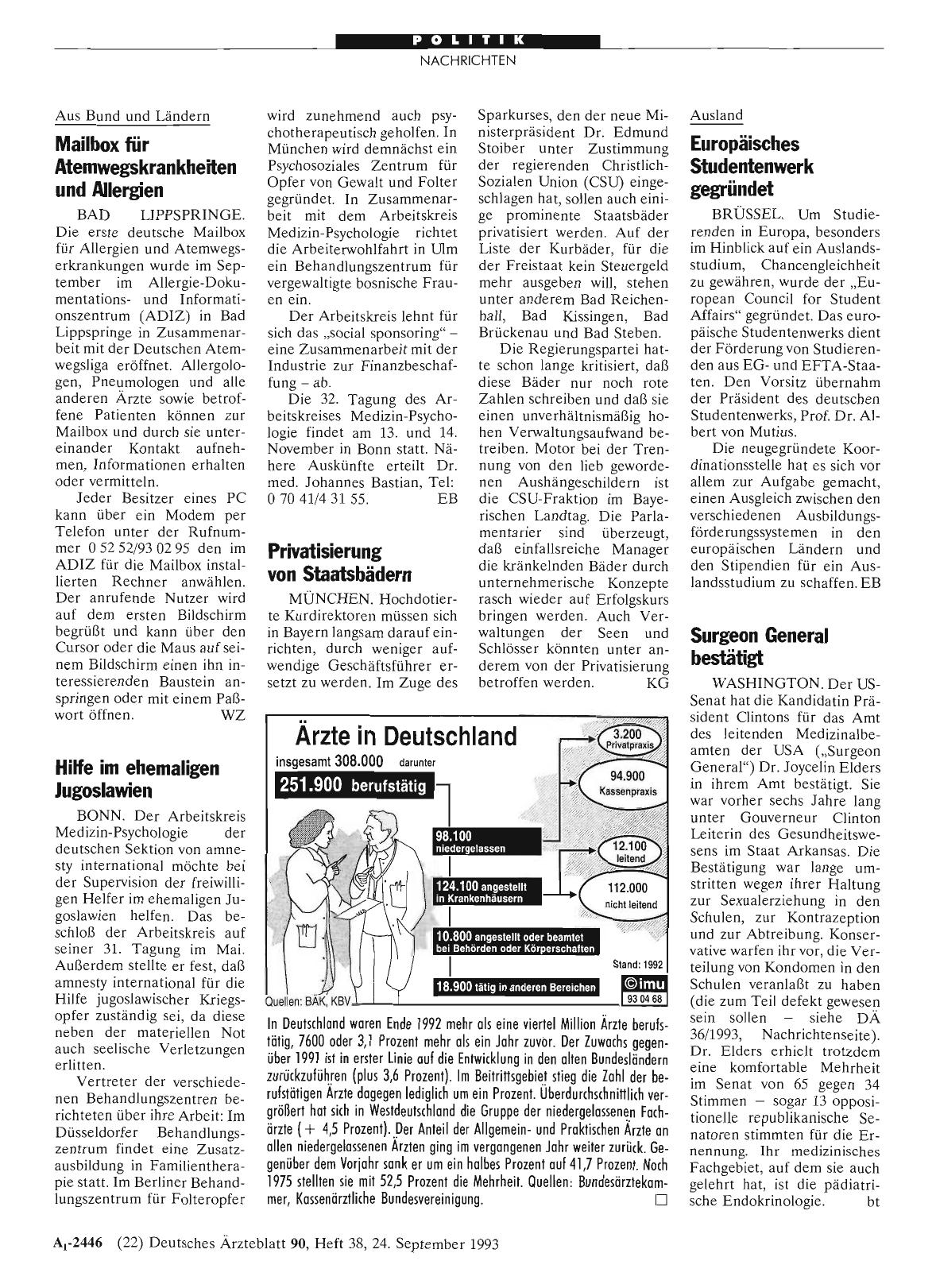 Vorschauseite 1: Hilfe im ehemaligen Jugoslawien
