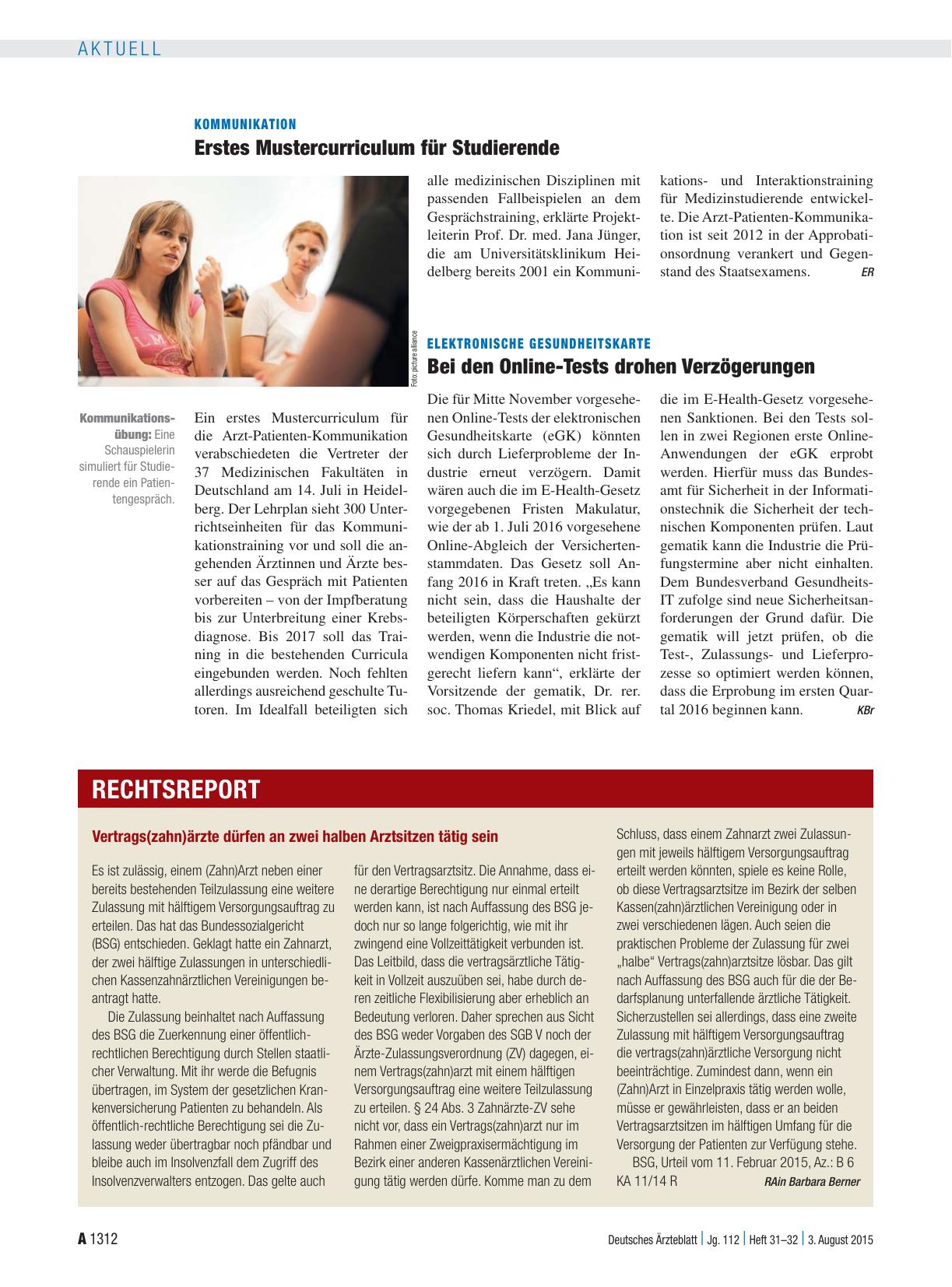 Vorschauseite 1: Kommunikation: Erstes Mustercurriculum für Studierende