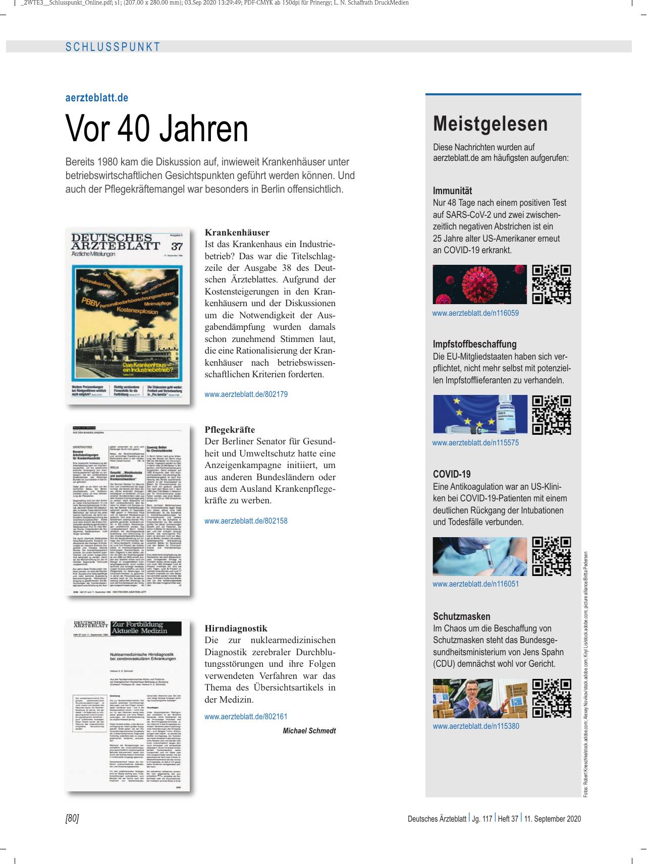 Vorschauseite 1: Meistgelesen