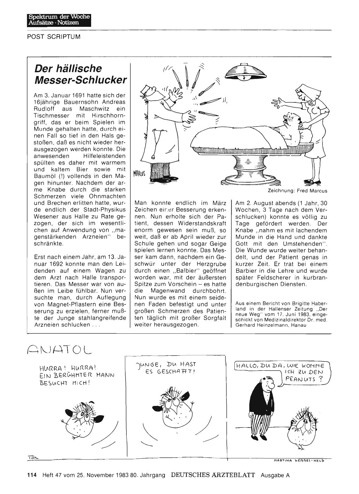 Vorschauseite 1: Der hällische Messer-Schlucker