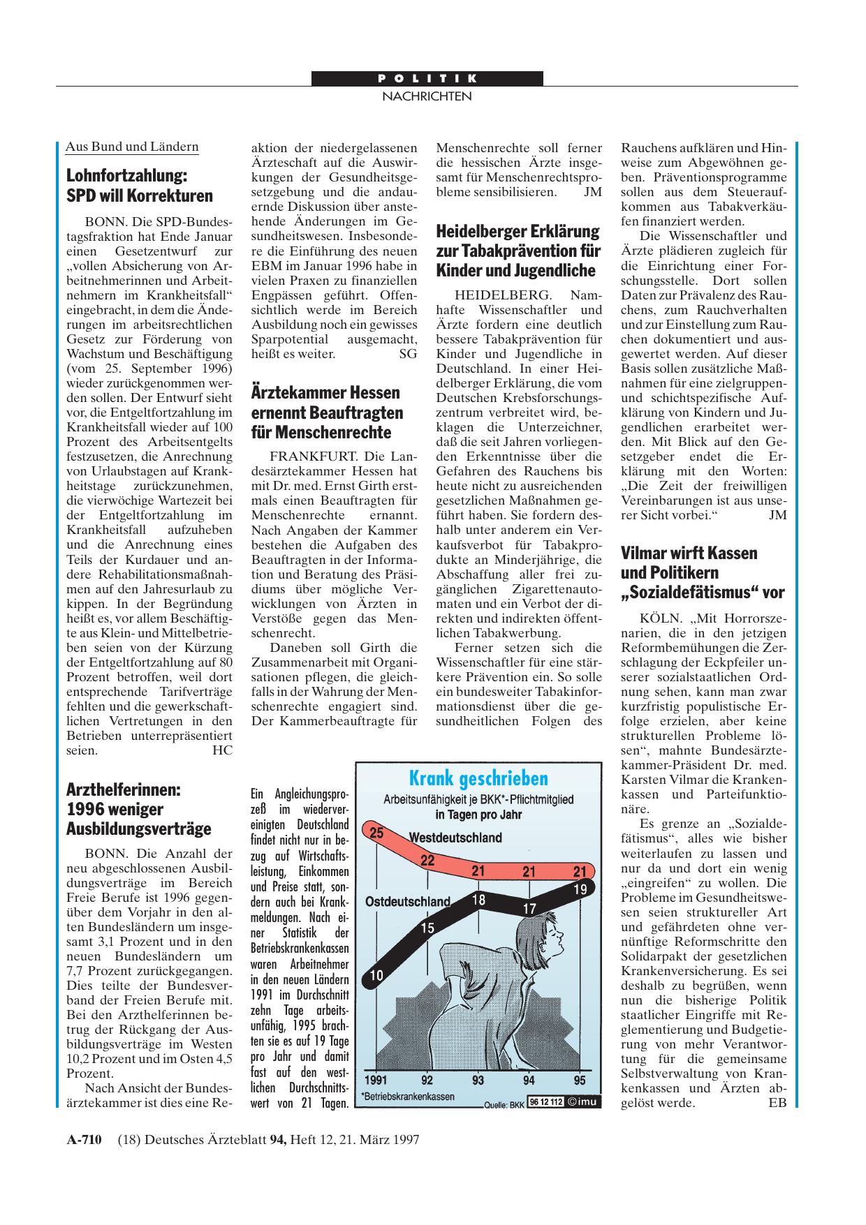 Vorschauseite 1: Krank geschrieben