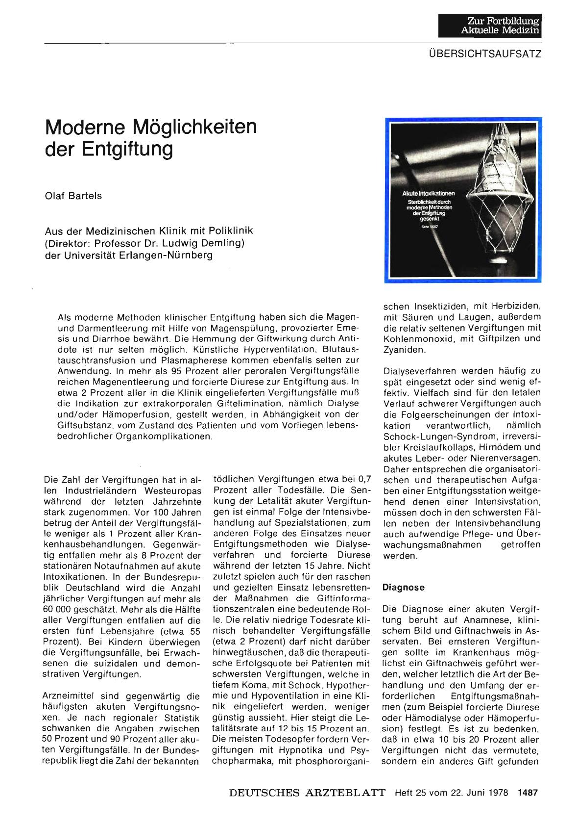 Vorschauseite 1: Moderne Möglichkeiten der Entgiftung