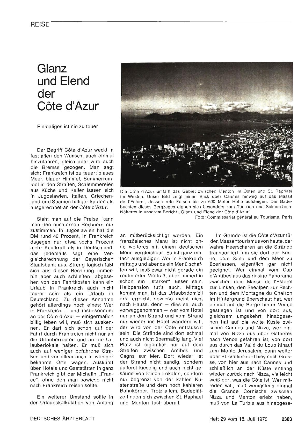 Vorschauseite 1: Glanz und Elend der Cöte d'Azur