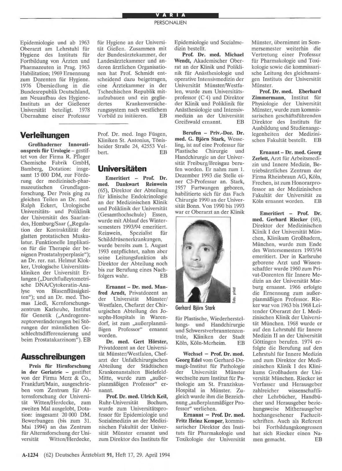 Vorschauseite 1: Ausschreibungen