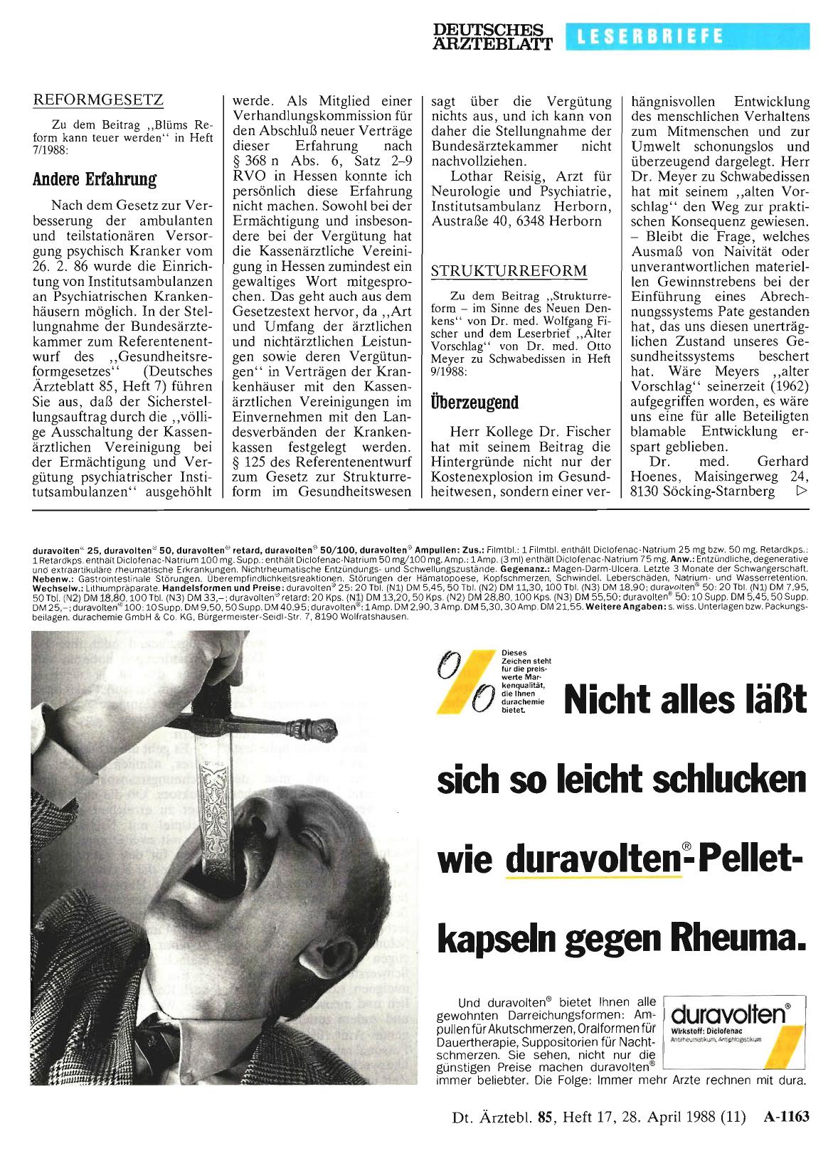 Vorschauseite 1: STRUKTURREFORM: Überzeugend