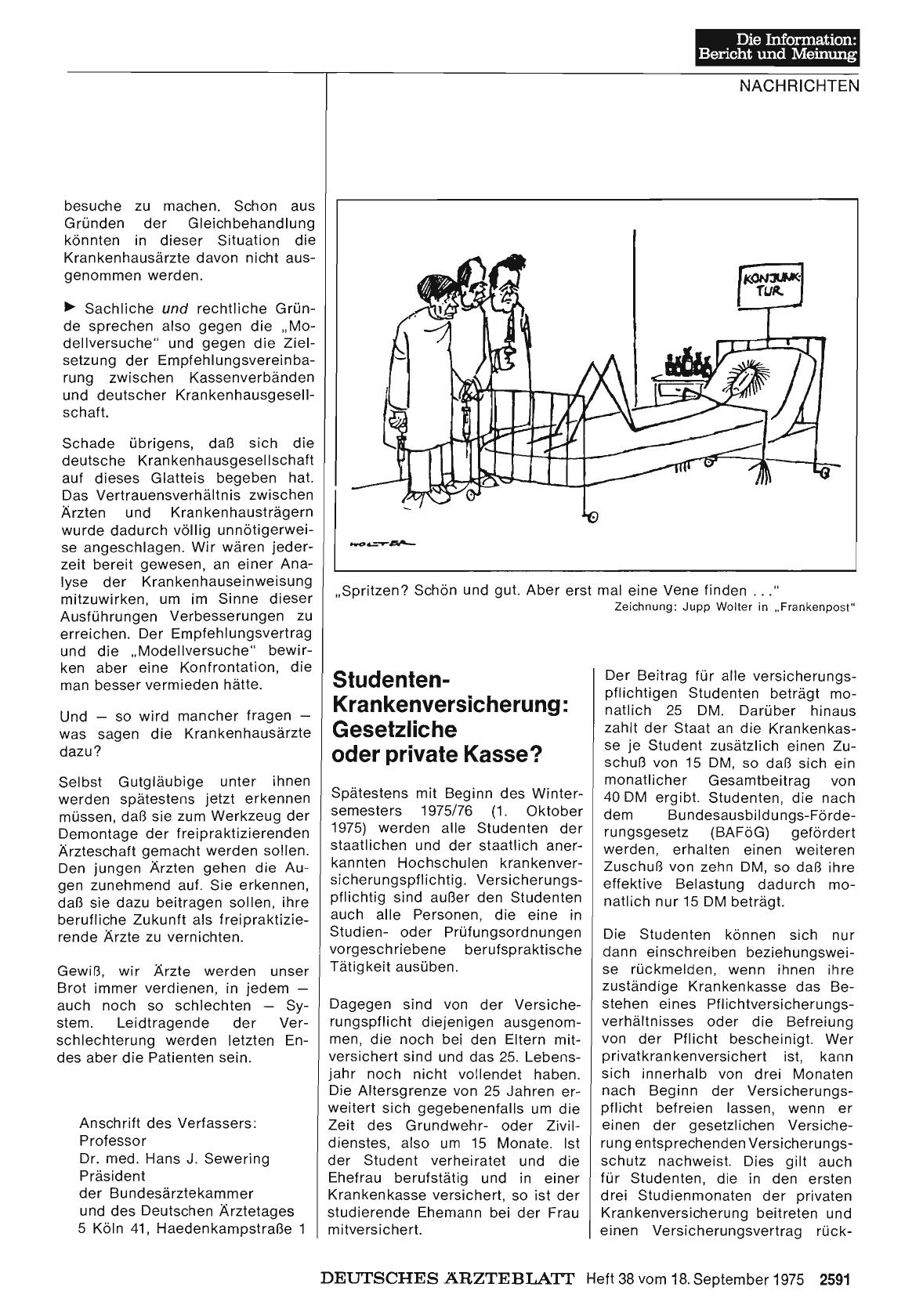 Vorschauseite 1: Studenten-Krankenversicherung: Gesetzliche oder private Kasse?