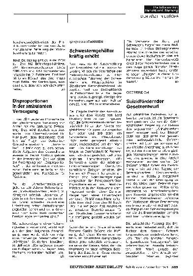 Vorschauseite 1: Grossbritannien: Schwesterngehälter kräftig erhöht