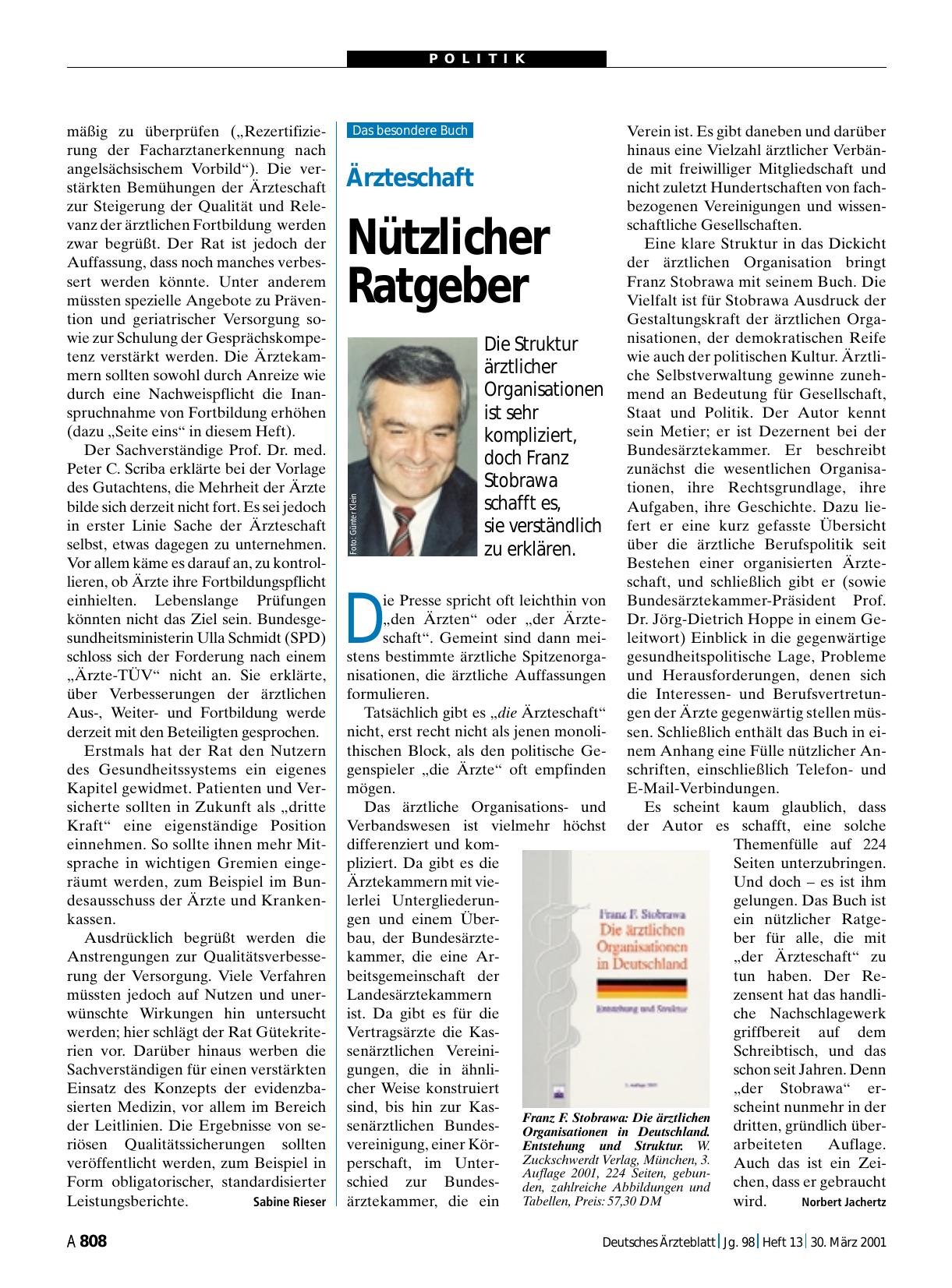 Vorschauseite 1: Das besondere Buch: Ärzteschaft - Nützlicher Ratgeber