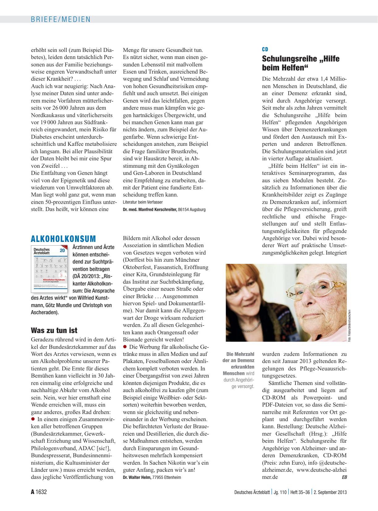 Vorschauseite 1: CD: Schulungsreihe „Hilfe beim Helfen“