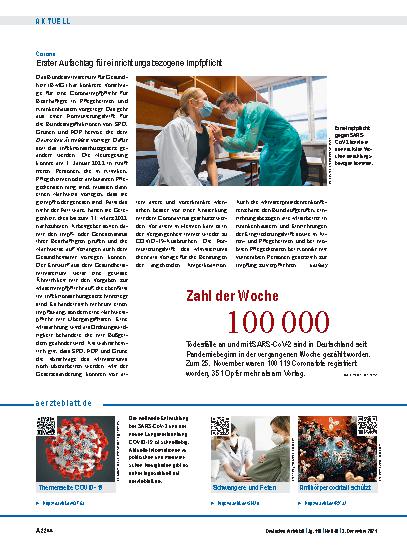 Vorschauseite 1: Zahl der Woche 100 000