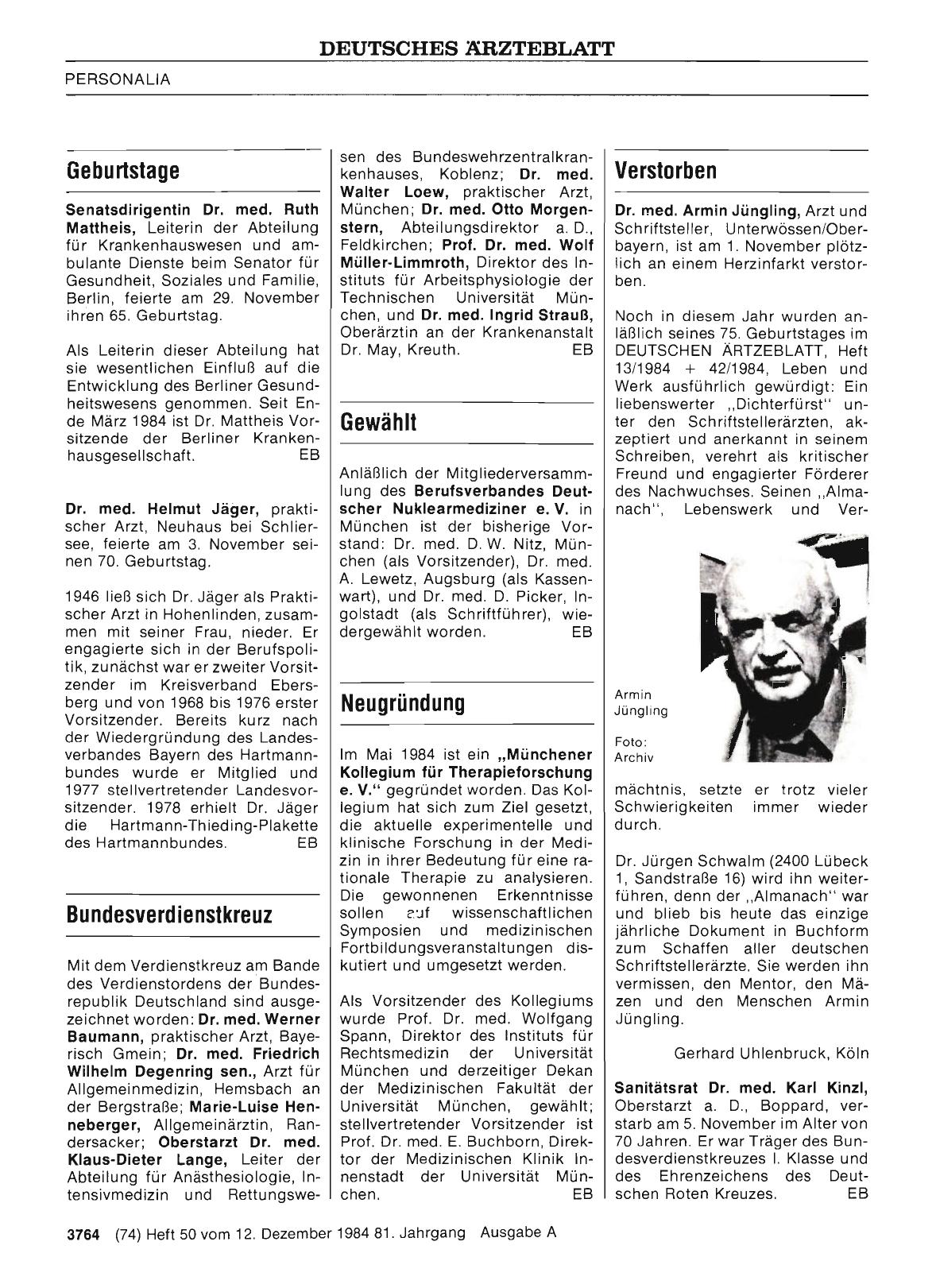 Vorschauseite 1: Geburtstage