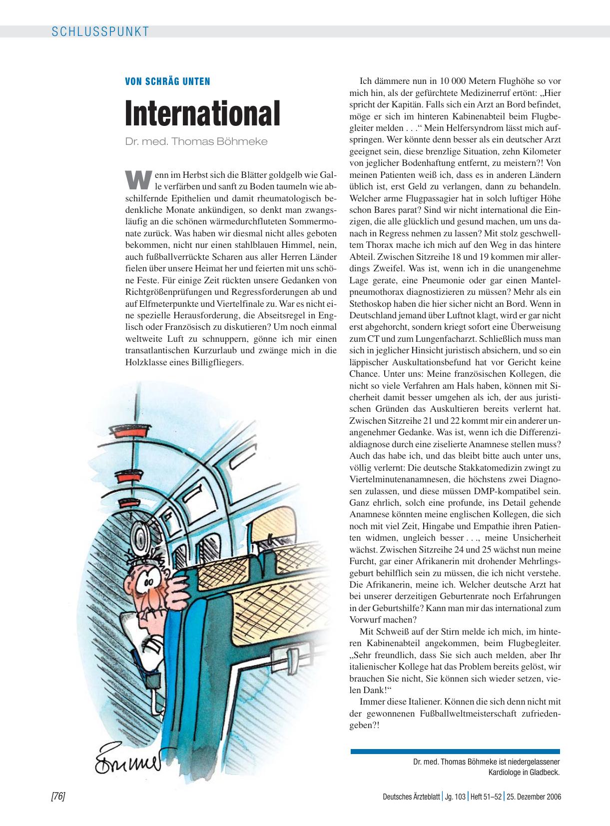 Vorschauseite 1: Von schräg unten: International
