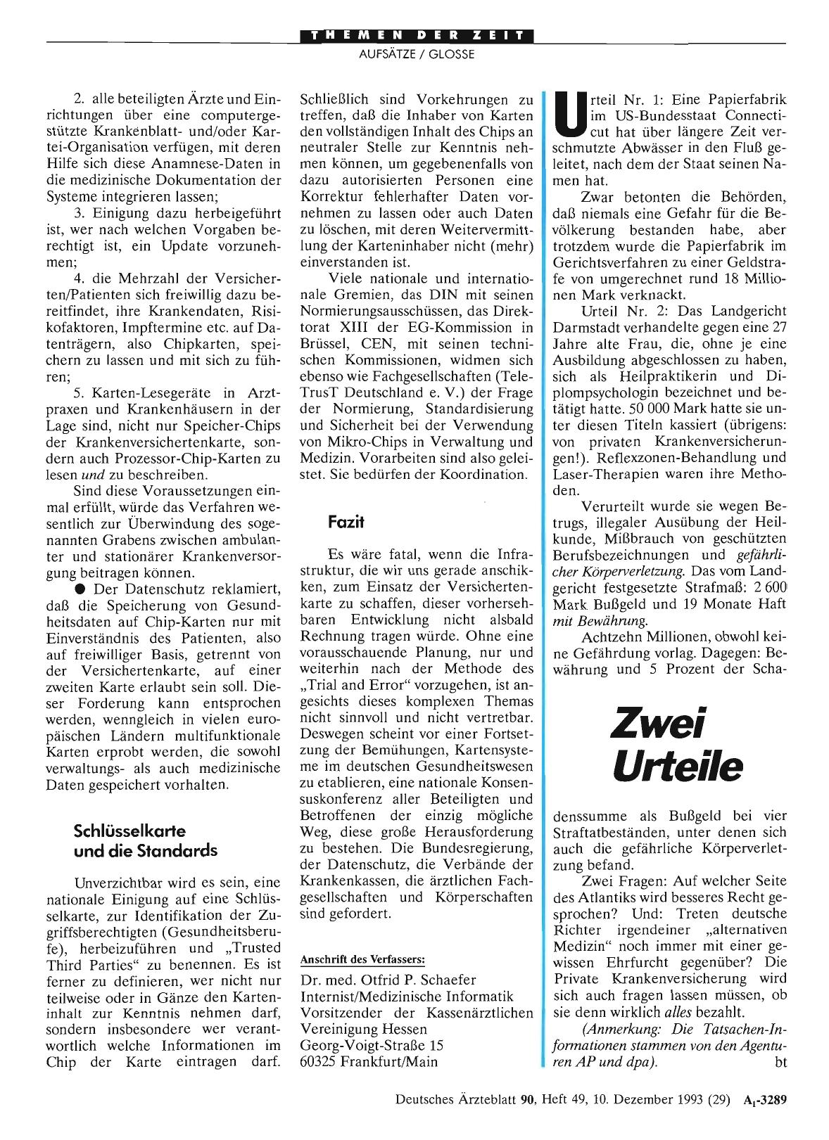 Vorschauseite 1: Zwei Urteile