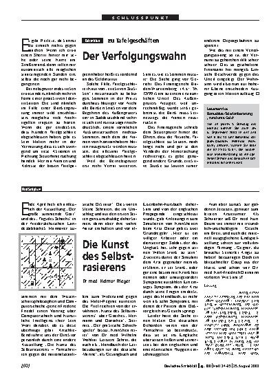 Vorschauseite 1: Die Kunst des Selbstrasierens