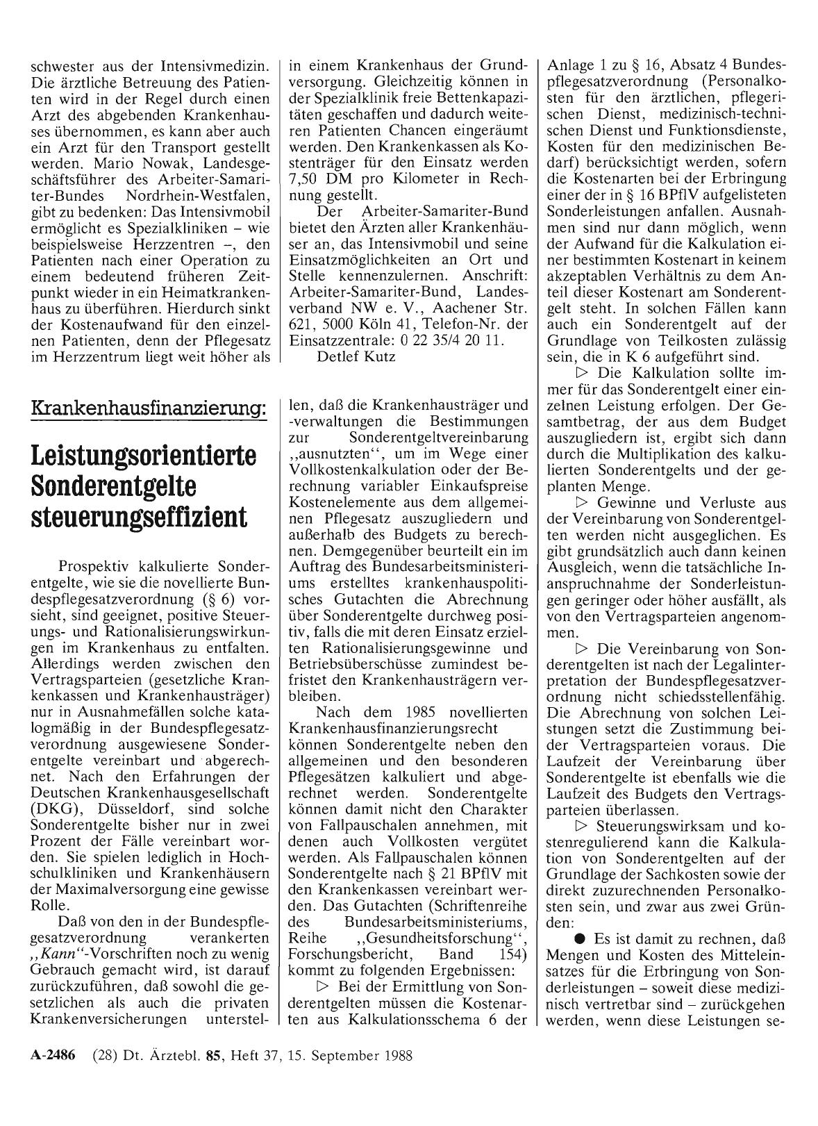Vorschauseite 1: Krankenhausfinanzierung: Leistungsorientierte Sonderentgelte steuerungseffizient