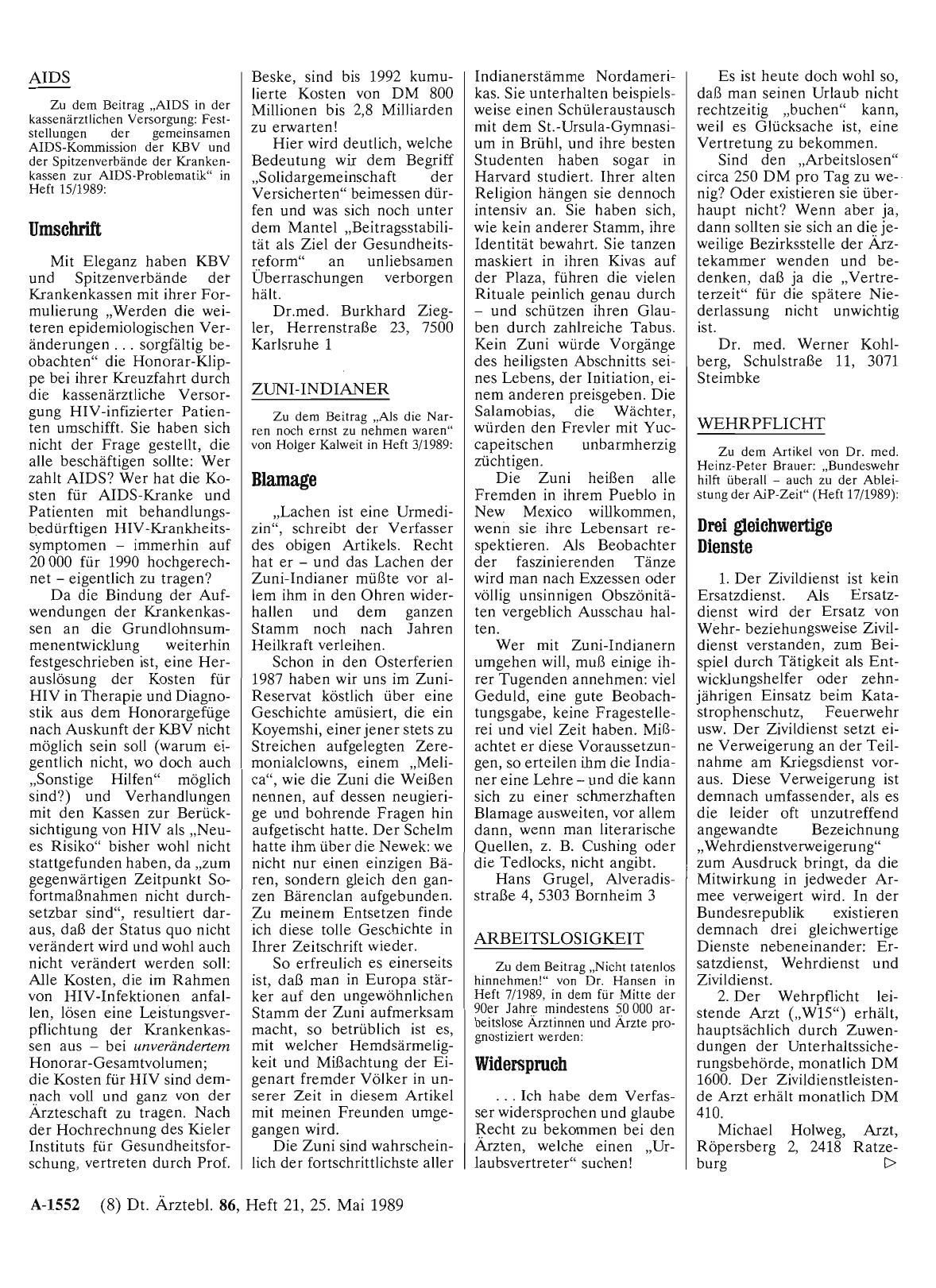 Vorschauseite 1: ZUNI-INDIANER: Blamage