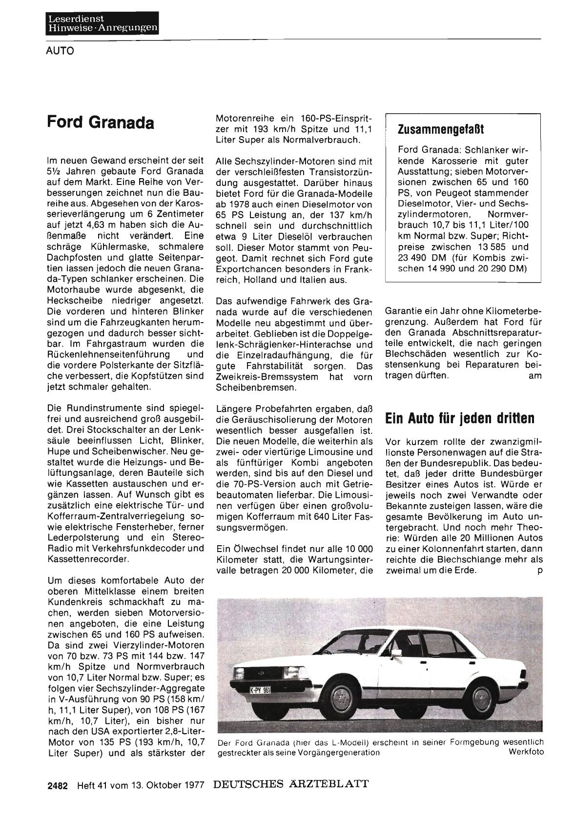 Vorschauseite 1: Ford Granada