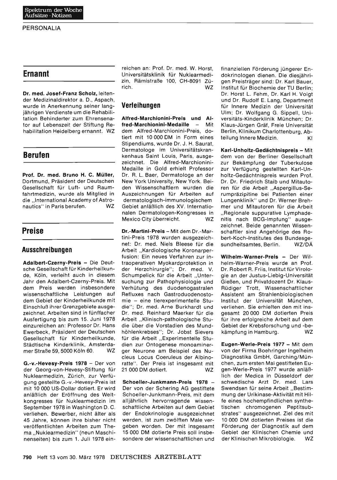 Vorschauseite 1: Berufen