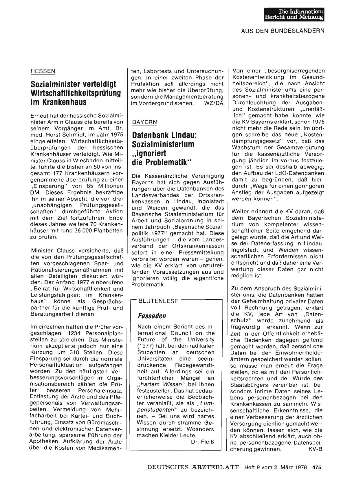 Vorschauseite 1: Bayern: Datenbank Lindau: Sozialministerium „ignoriert die Problematik“