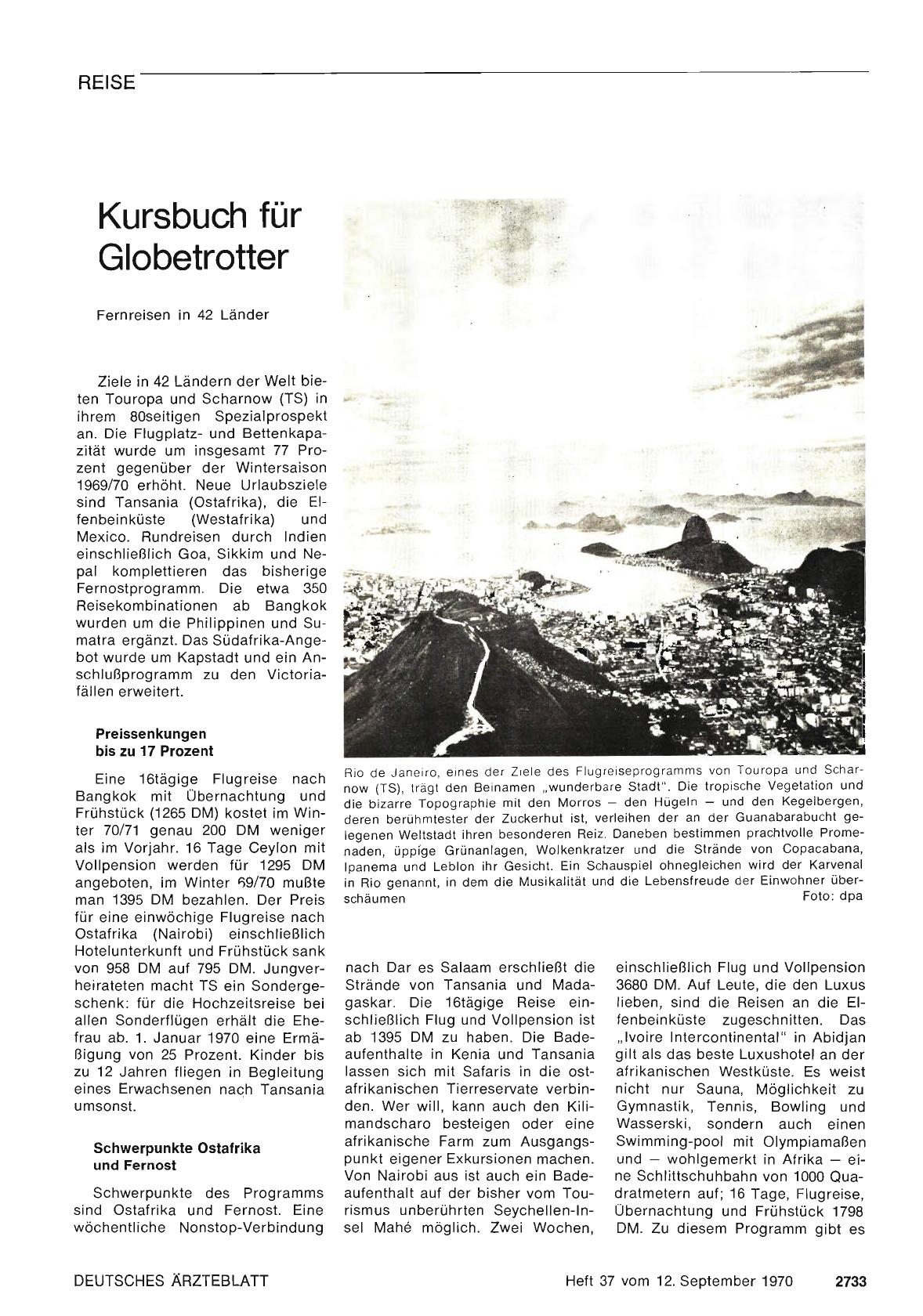Vorschauseite 1: Kursbuch für Globetrotter