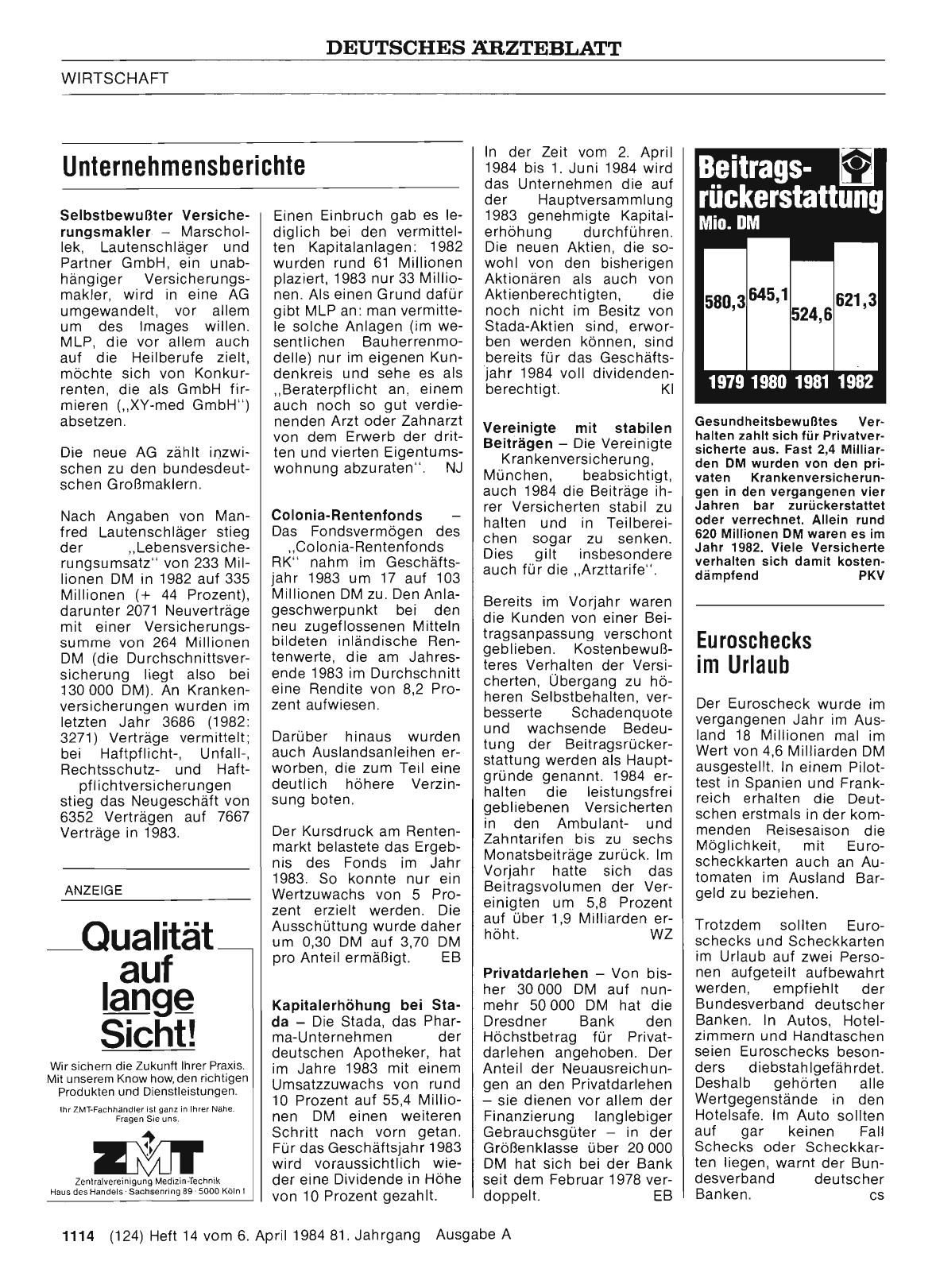 Vorschauseite 1: Euroschecks im Urlaub