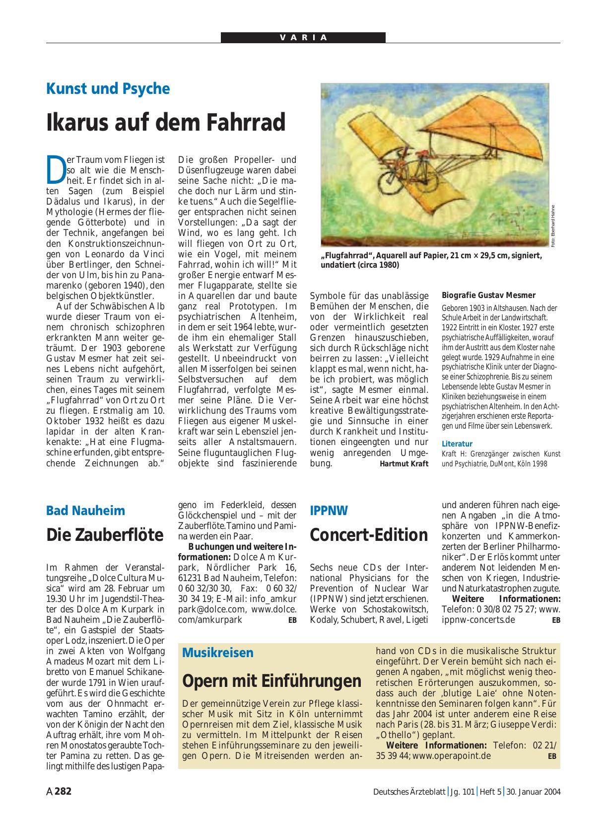 Vorschauseite 1: Bad Nauheim: Die Zauberflöte