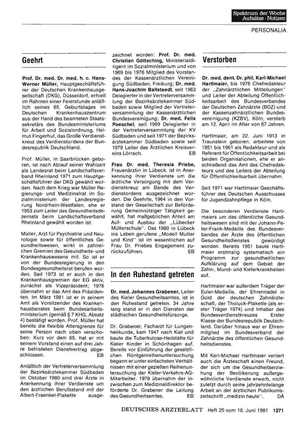 Vorschauseite 1: Geehrt