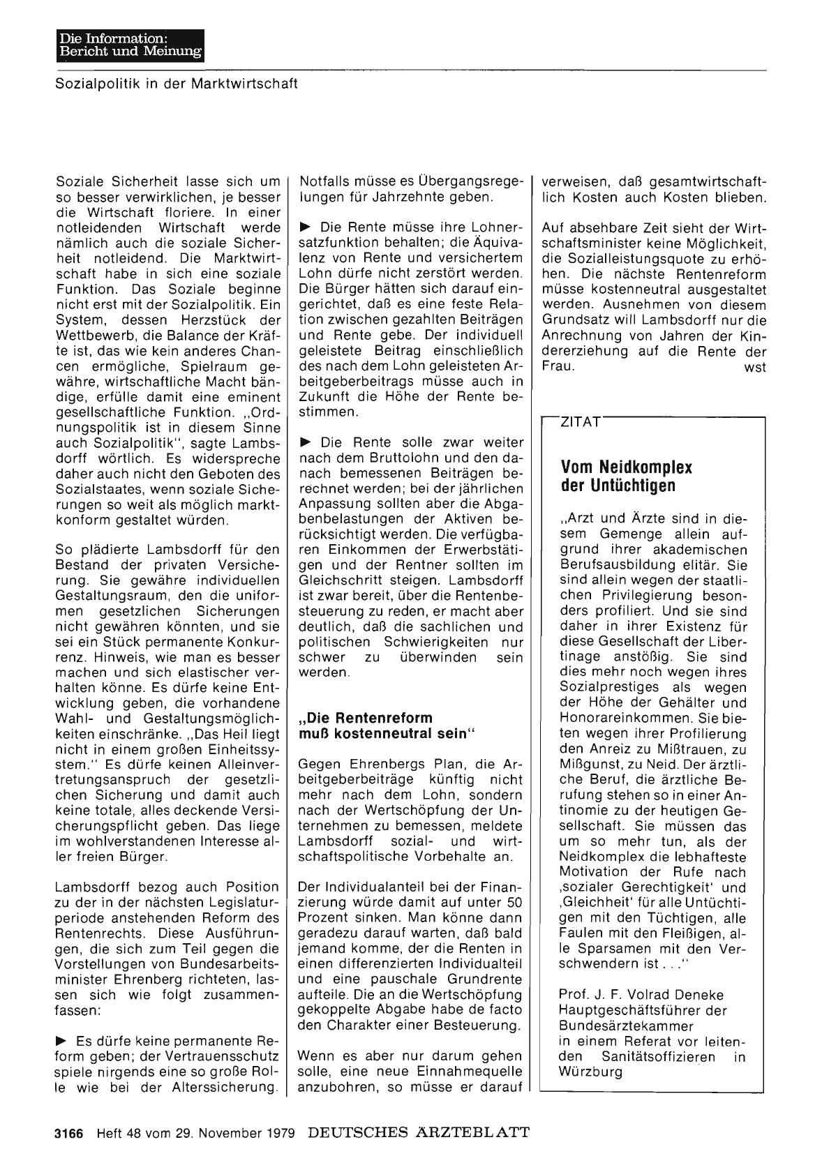 Vorschauseite 1: ZITAT: Vom Neidkomplex der Untüchtigen