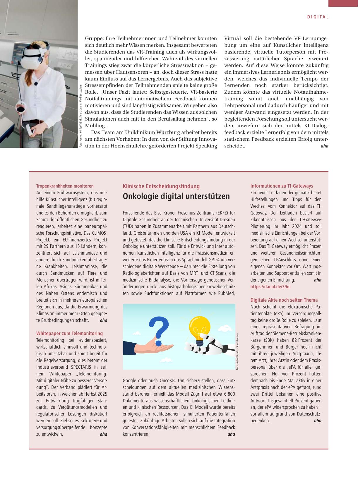 Vorschauseite 1: Tropenkrankheiten monitoren / Whitepaper zum Telemonitoring