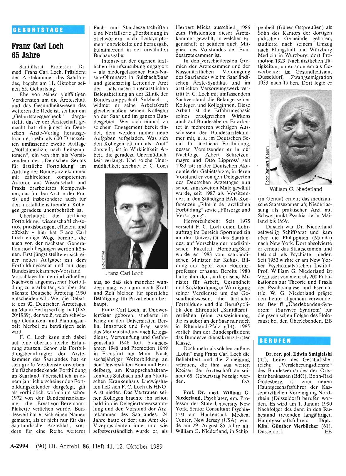 Vorschauseite 1: Berufen