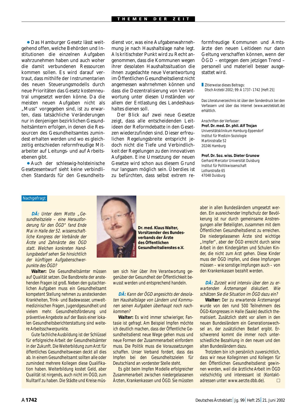 Vorschauseite 1: Nachgefragt