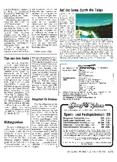 Vorschauseite 1: Tips aus dem Radio