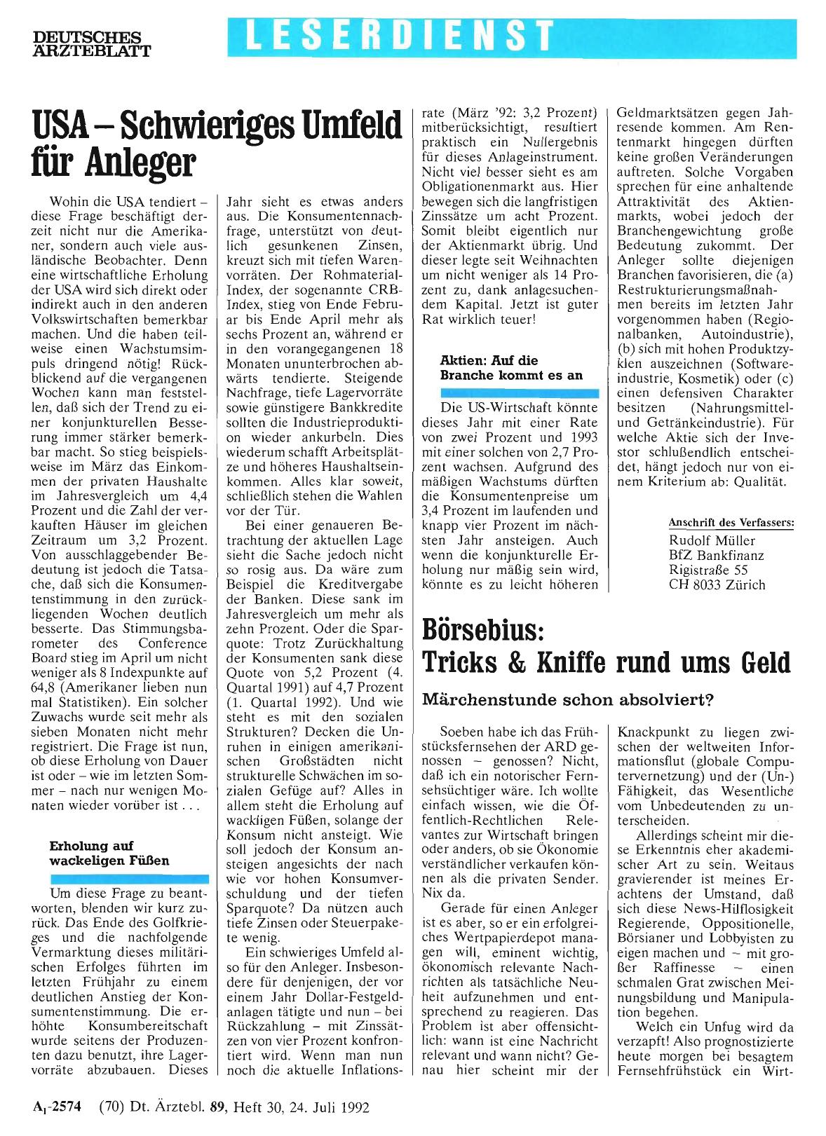 Vorschauseite 1: Börsebius: Tricks & Kniffe rund ums Geld