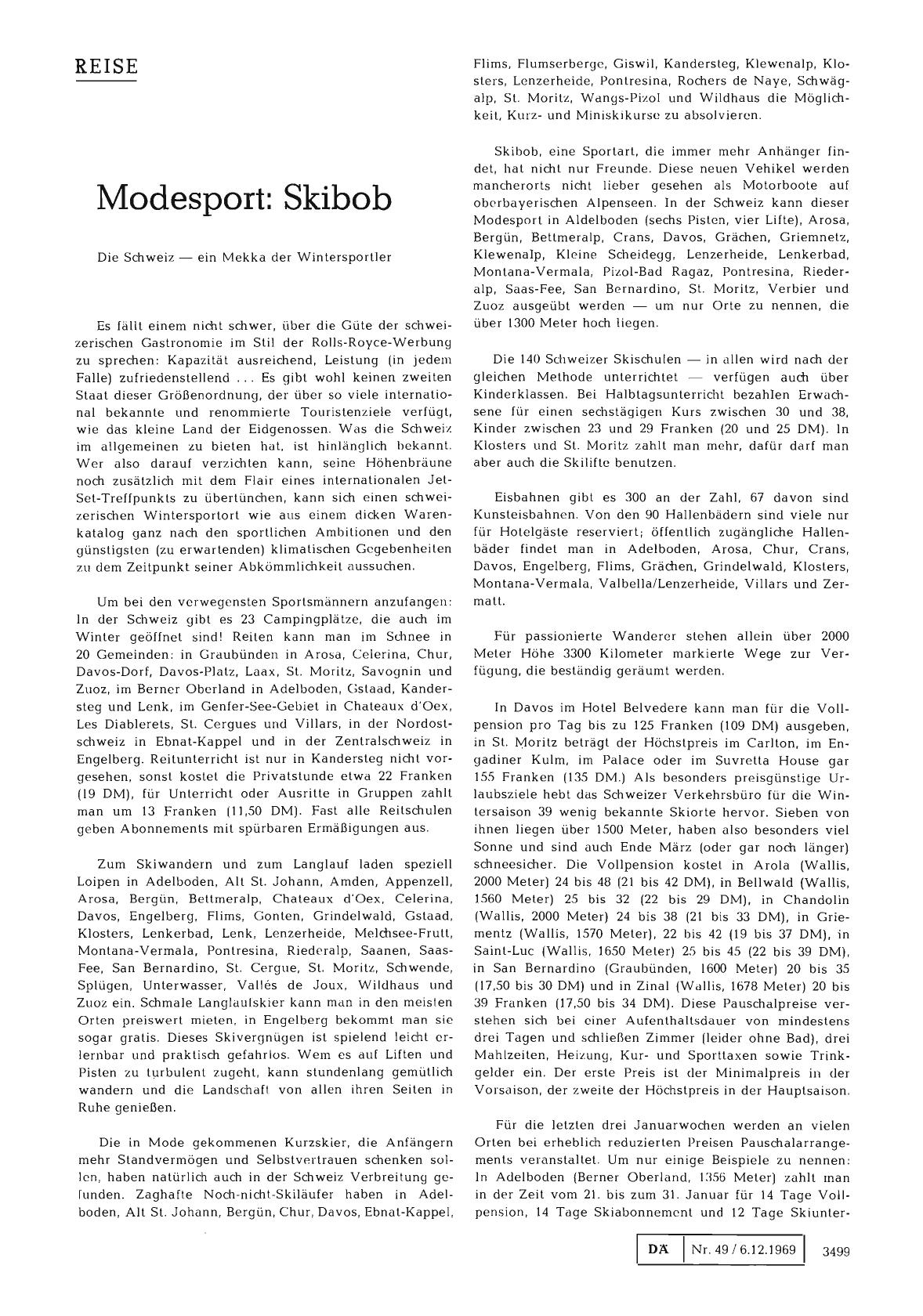 Vorschauseite 1: Modesport: Skibob