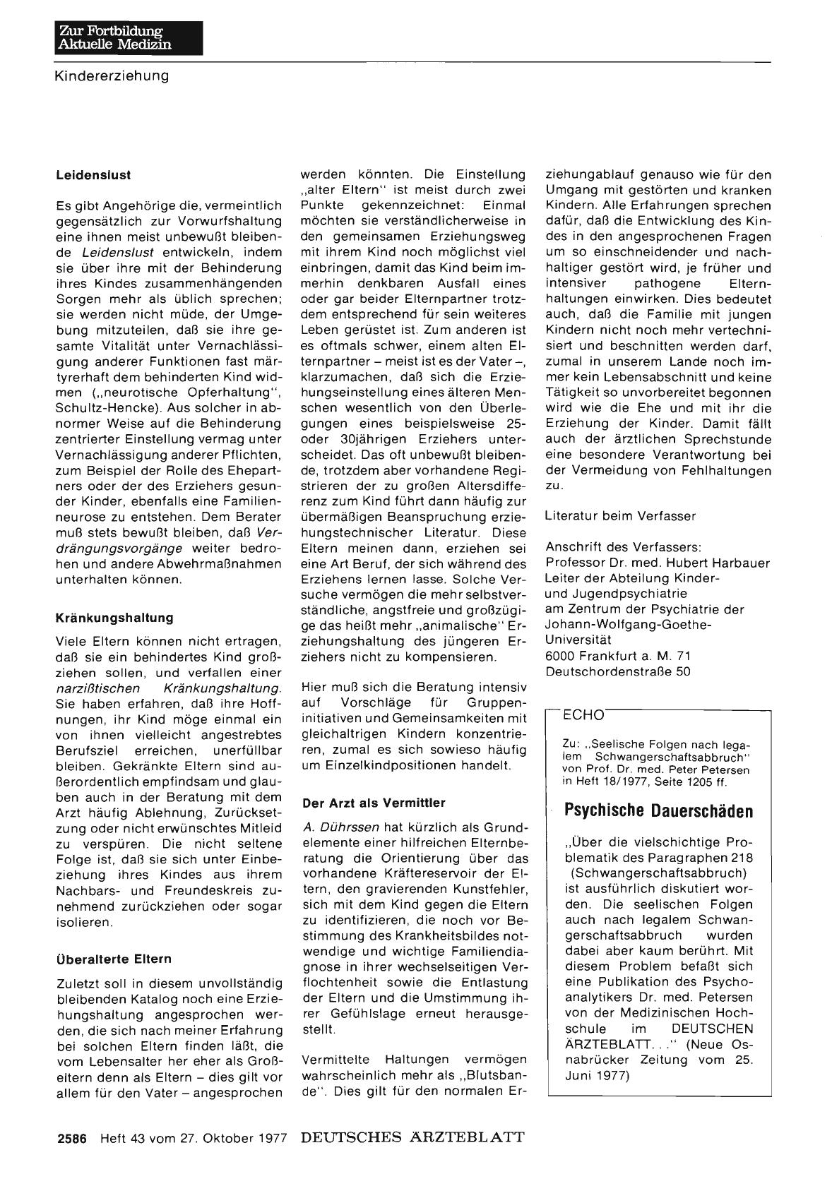Vorschauseite 1: Psychische Dauerschäden